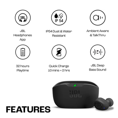 JBL Wave Buds True Wireless Earbuds